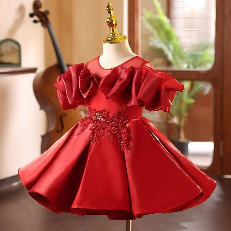 Girl Light Luxury Minority Little Girl Birthday Princess Dress