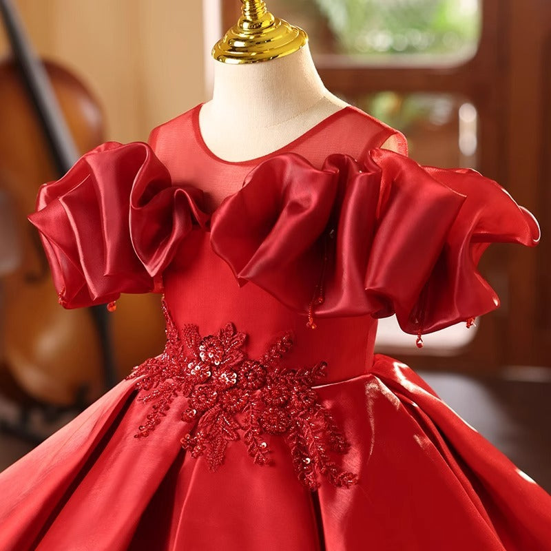 Girl Light Luxury Minority Little Girl Birthday Princess Dress