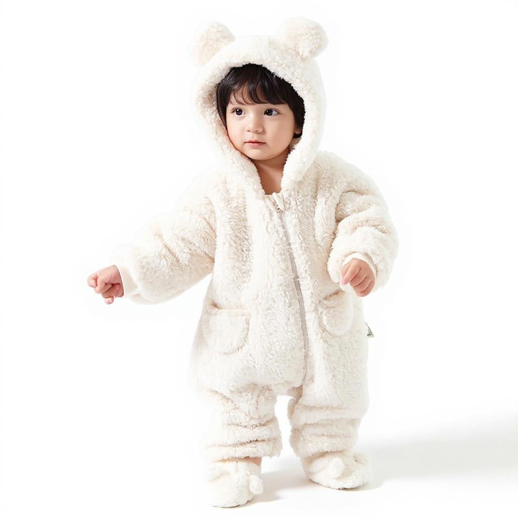 Lambswool Baby Jumpsuit Outer Wear